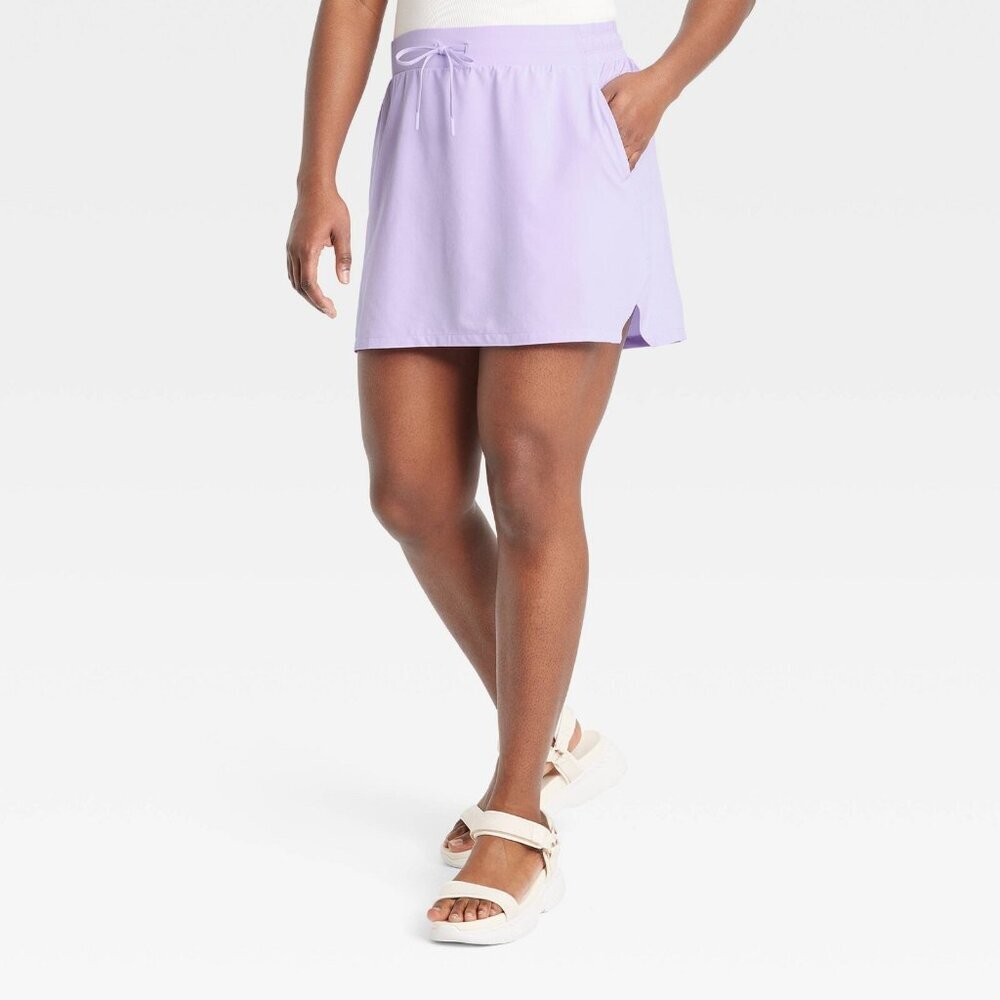 XL - Women's Stretch Woven Skort - All In Motion - Purple